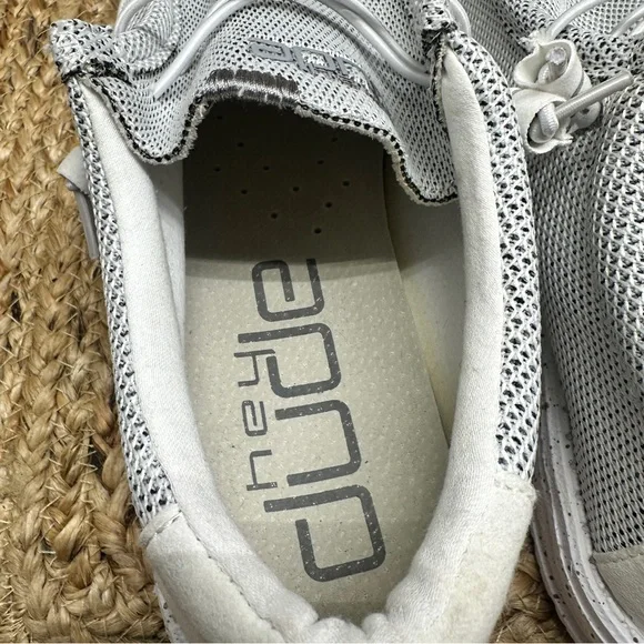 HEY DUDE Wally Sox Stone White Men’s 10 - Picture 11 of 16